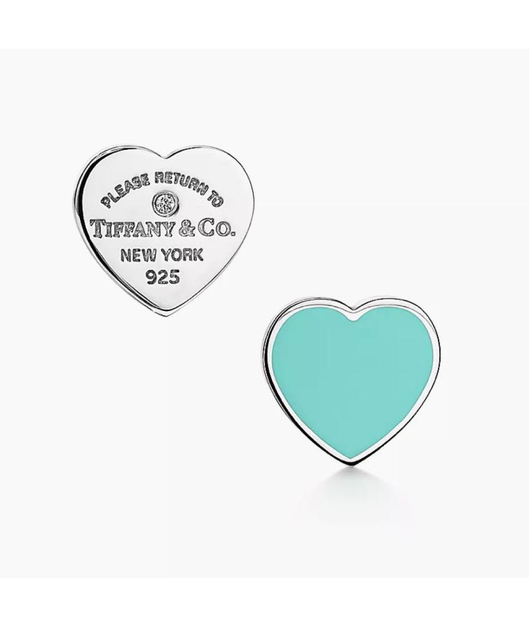 TIFFANY&CO Серебряные серебряные серьги, фото 6