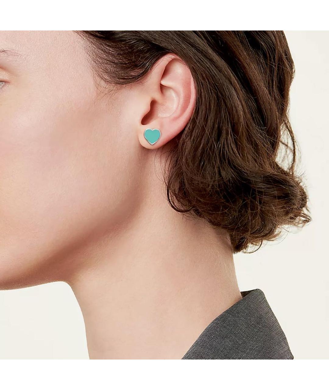 TIFFANY&CO Серебряные серебряные серьги, фото 2