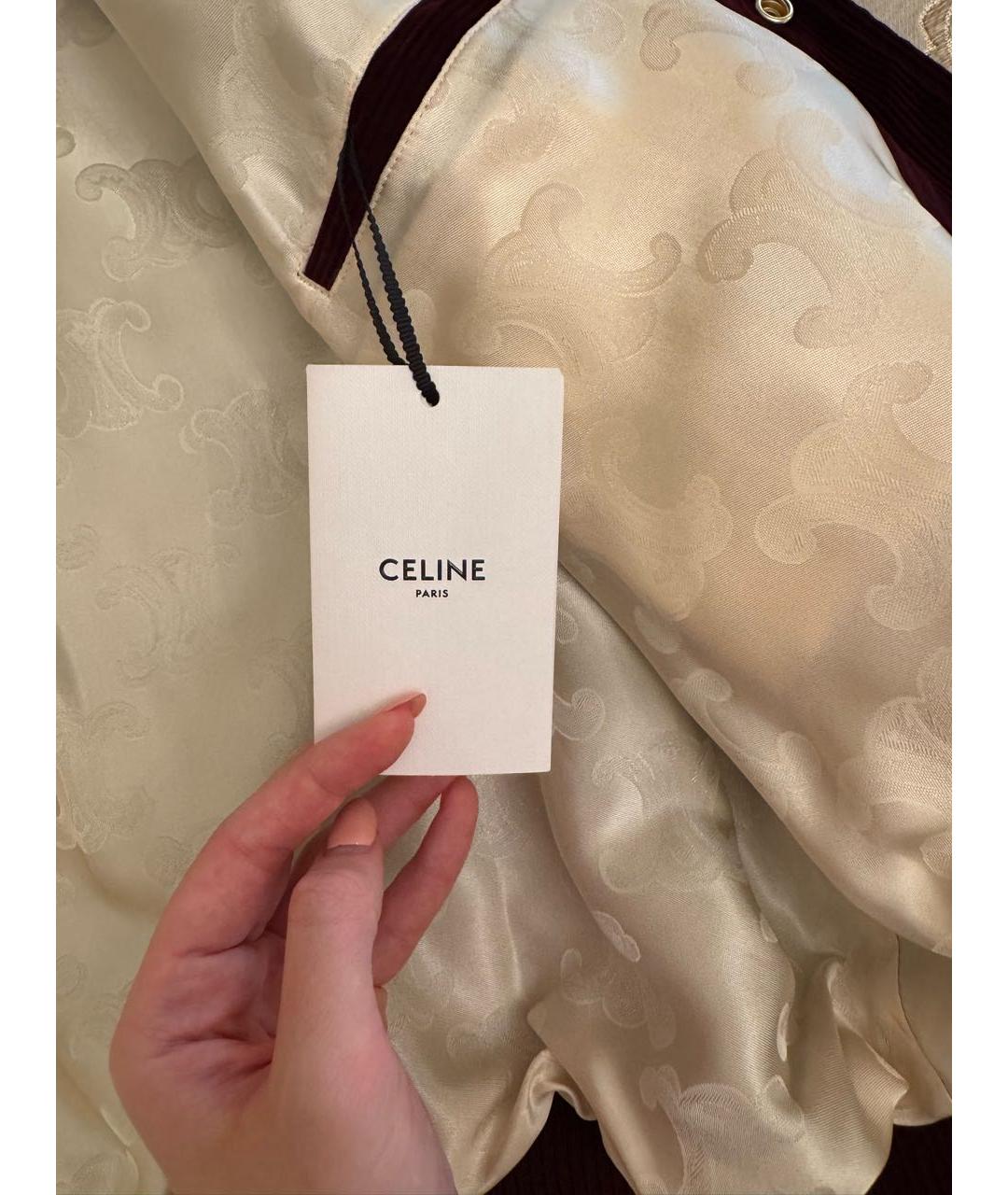 CELINE Бордовая куртка, фото 3