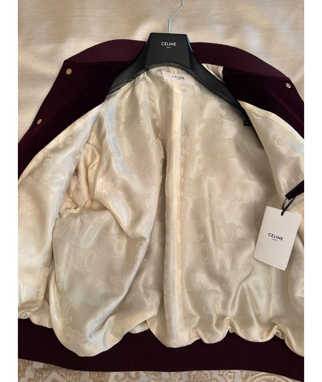 CELINE Бордовая куртка, фото 7