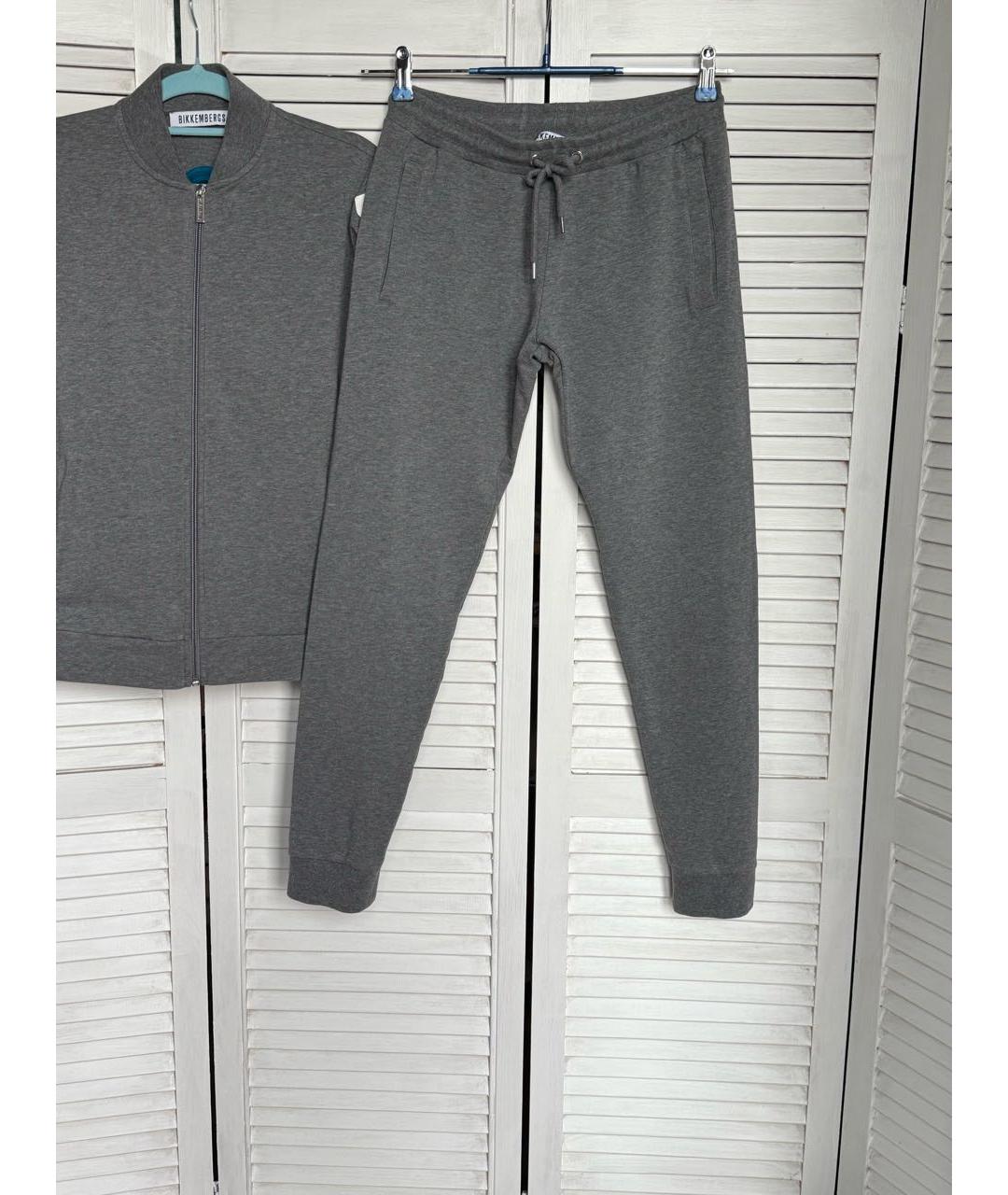BIKKEMBERGS Серый хлопковый спортивные костюмы, фото 5