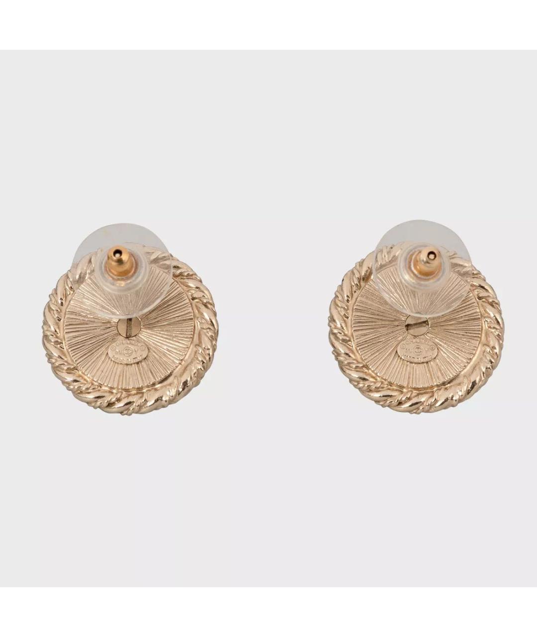 CHANEL Металлические серьги, фото 2