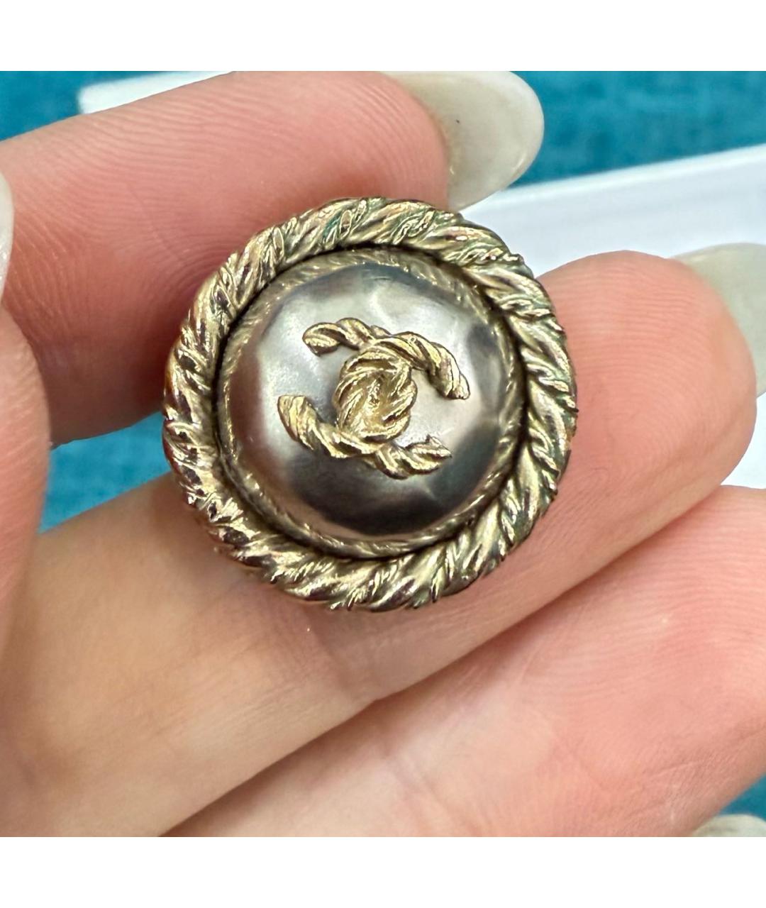 CHANEL Металлические серьги, фото 4