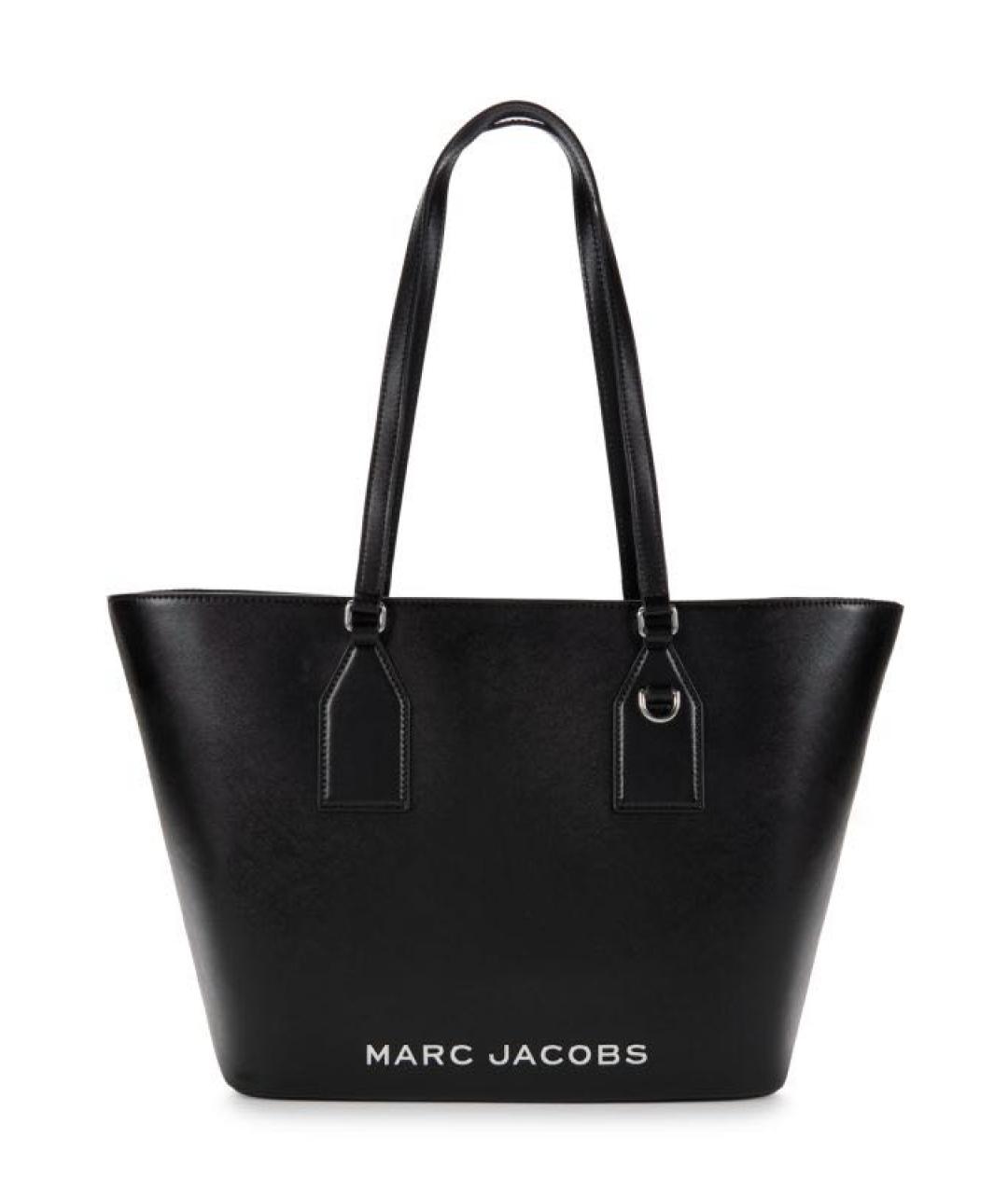 MARC JACOBS Черная кожаная сумка тоут, фото 1