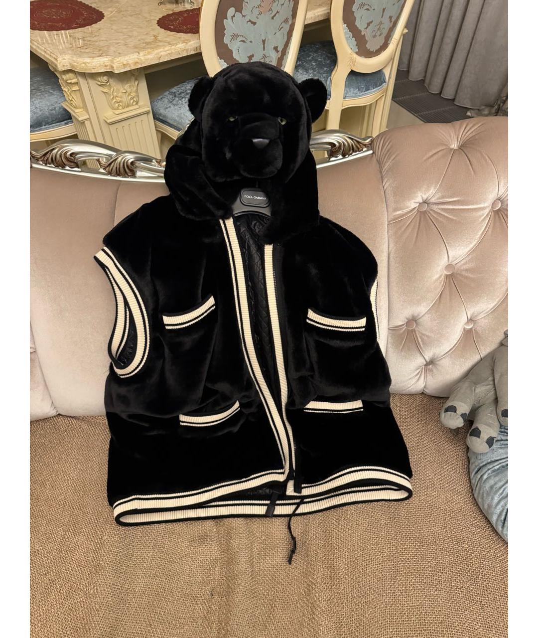 DOLCE&GABBANA Черный жилет, фото 3