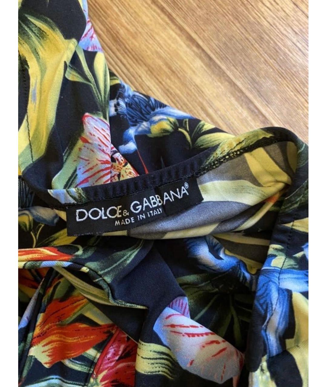DOLCE&GABBANA Мульти вискозный сарафан, фото 2