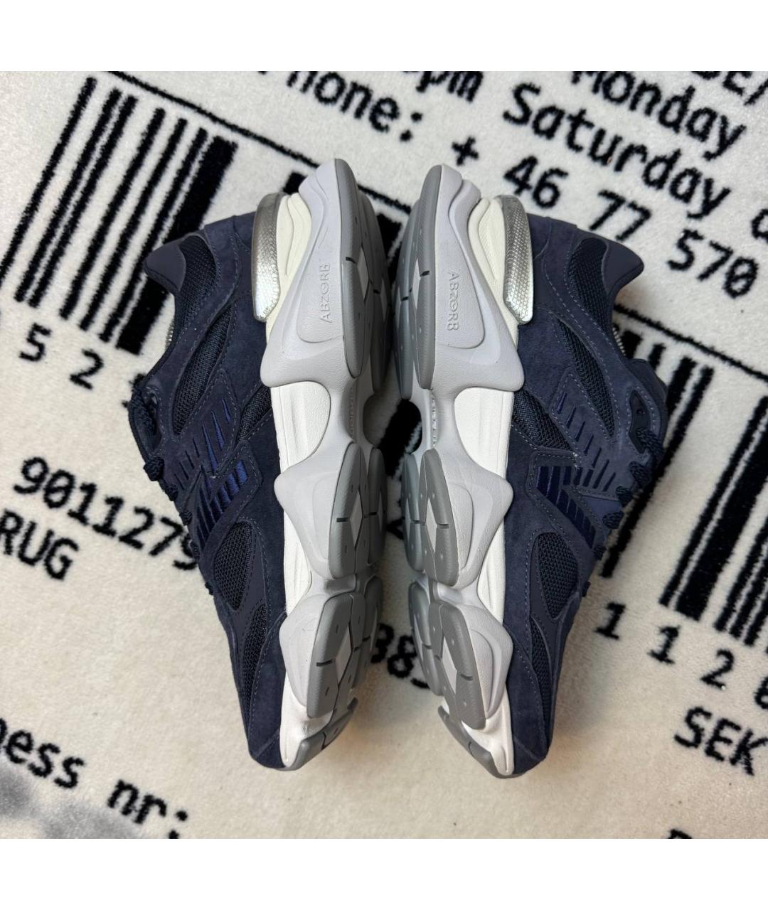 NEW BALANCE Синие замшевые низкие кроссовки / кеды, фото 3