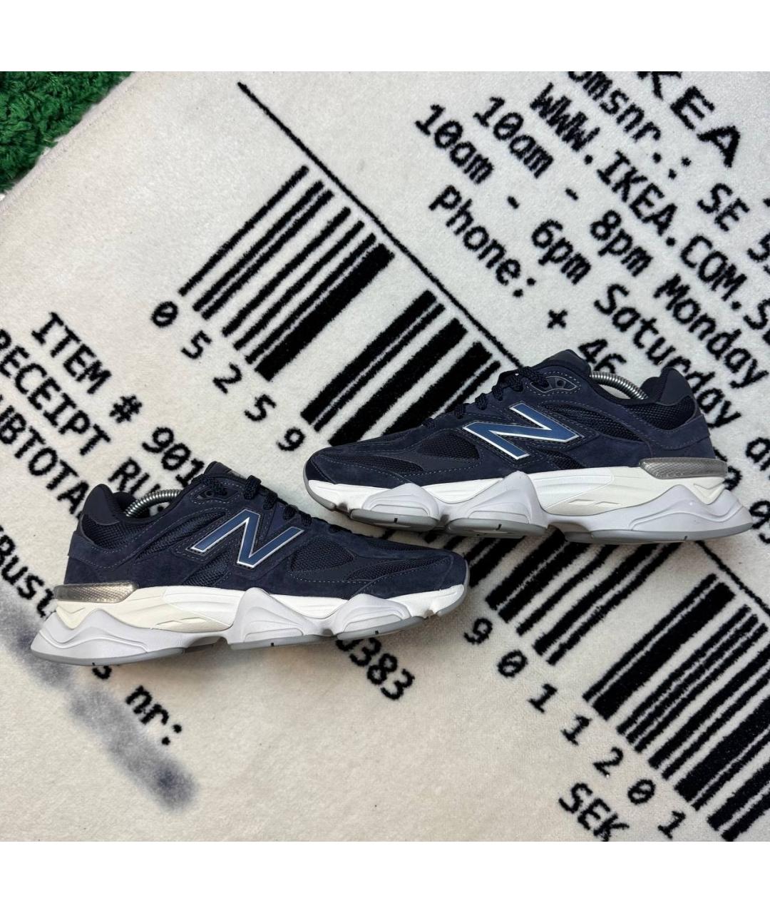 NEW BALANCE Синие замшевые низкие кроссовки / кеды, фото 6