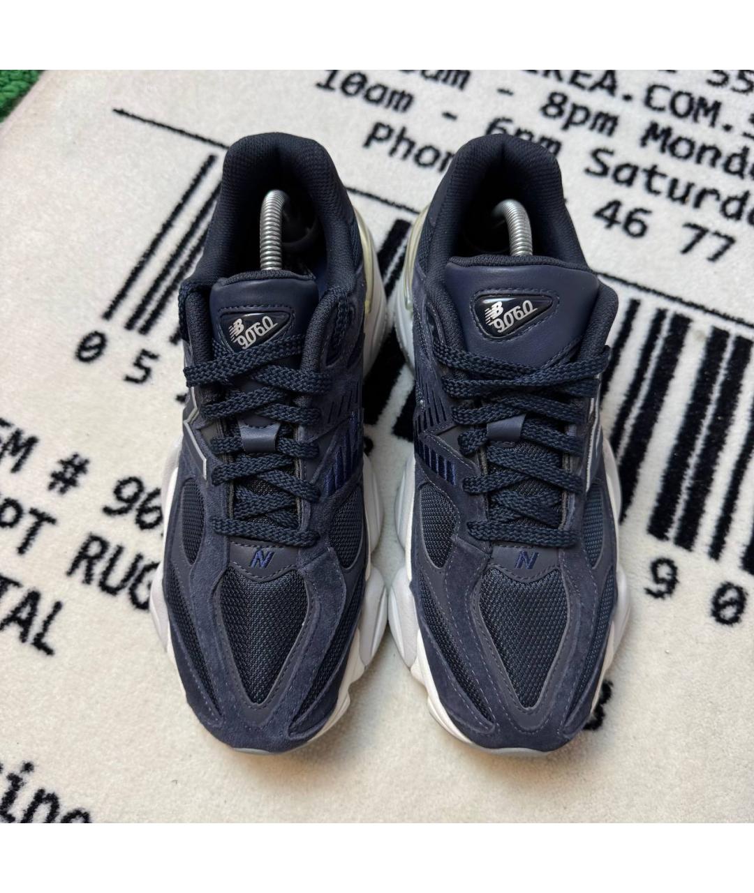 NEW BALANCE Синие замшевые низкие кроссовки / кеды, фото 2