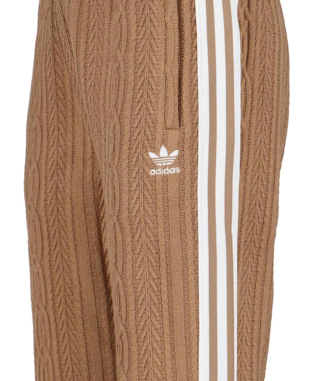 ADIDAS Коричневые прямые брюки, фото 4