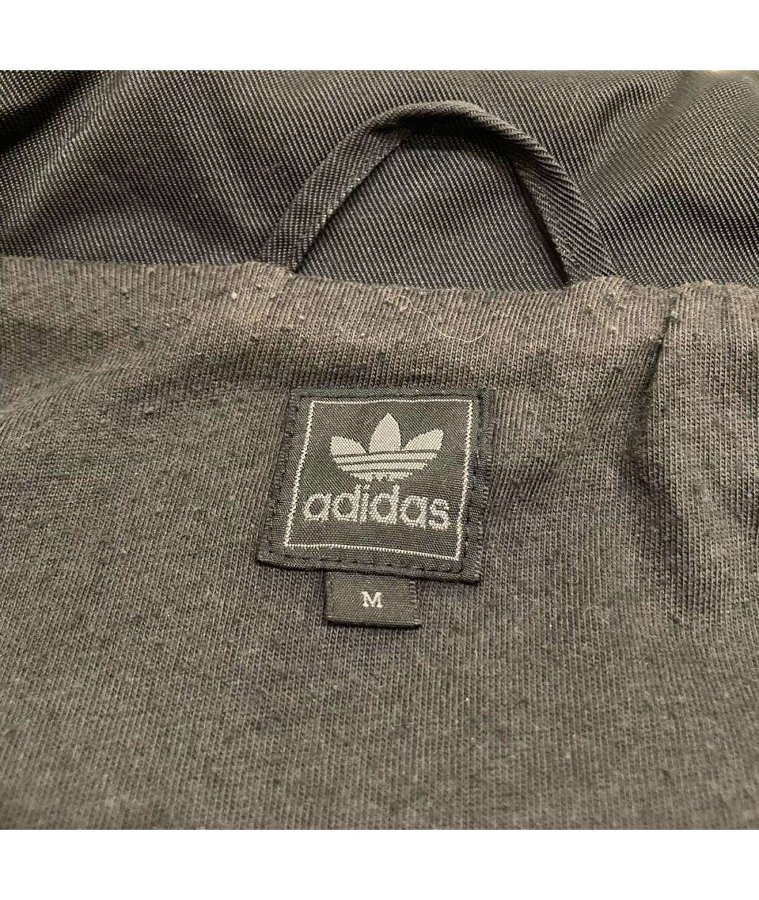 ADIDAS Черное полиамидовое пальто, фото 3