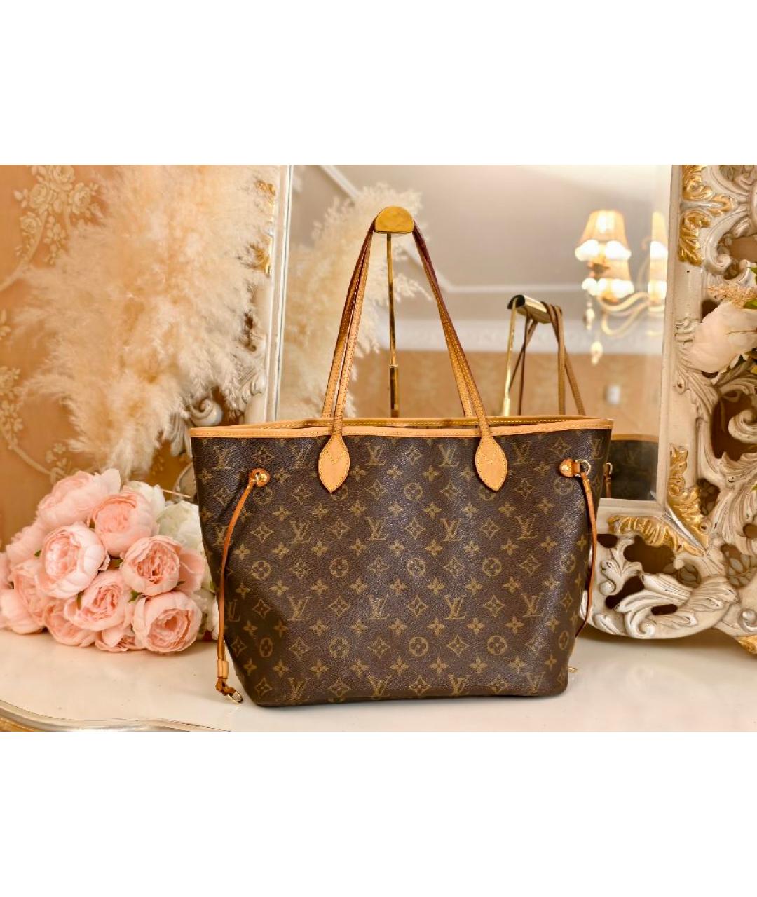LOUIS VUITTON Коричневая сумка тоут, фото 2