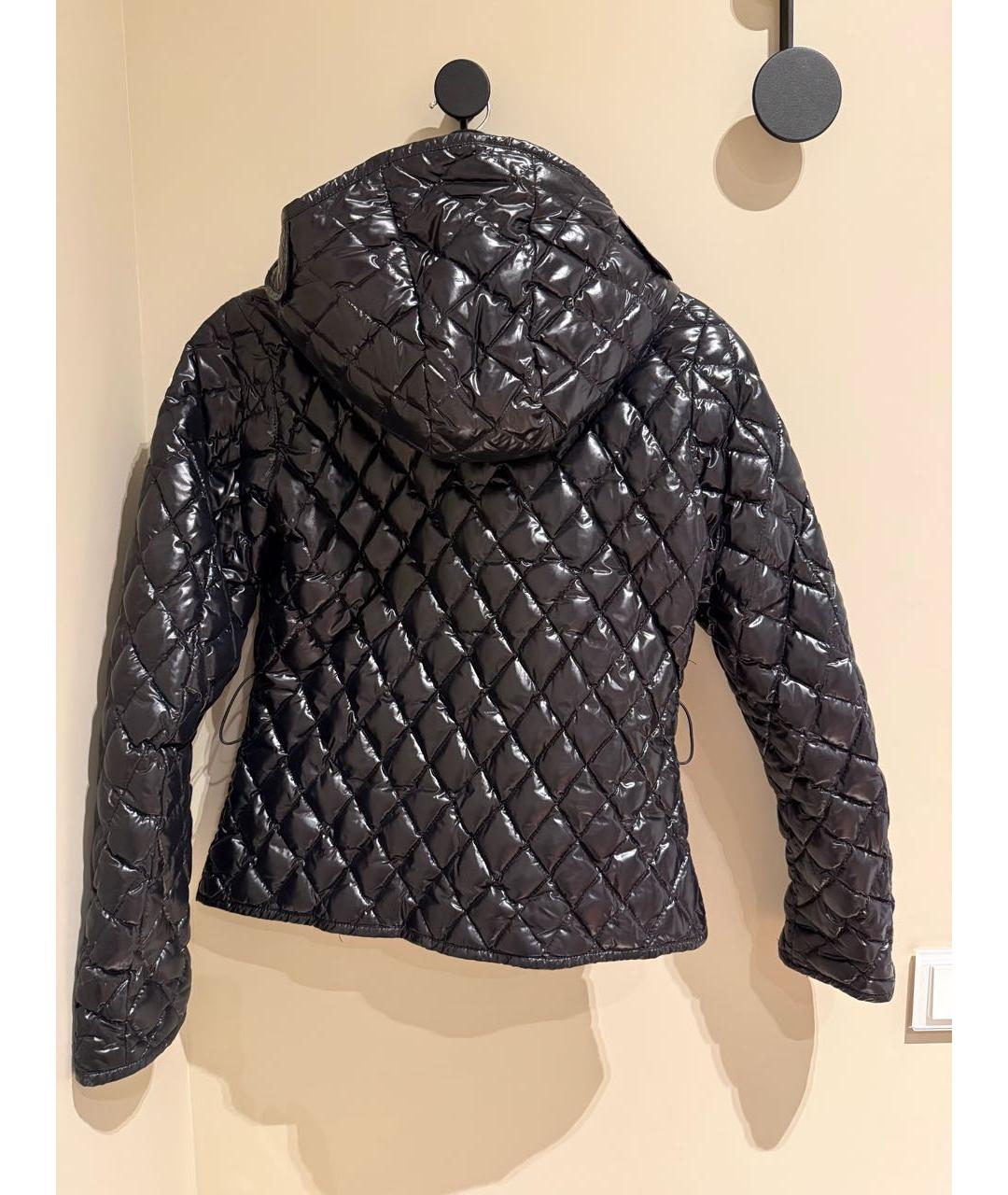 MONCLER Черная полиамидовая куртка, фото 2