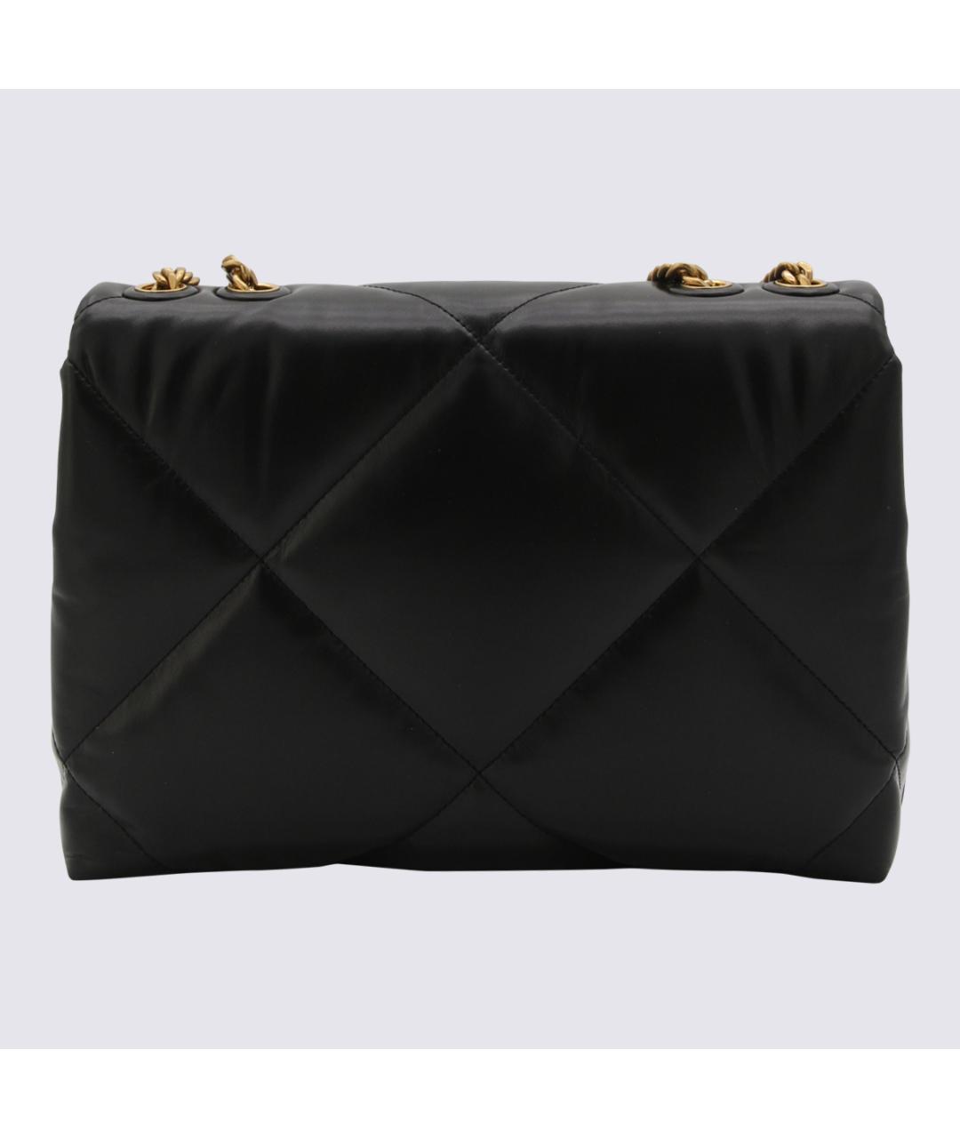 TORY BURCH Черная кожаная сумка через плечо, фото 2