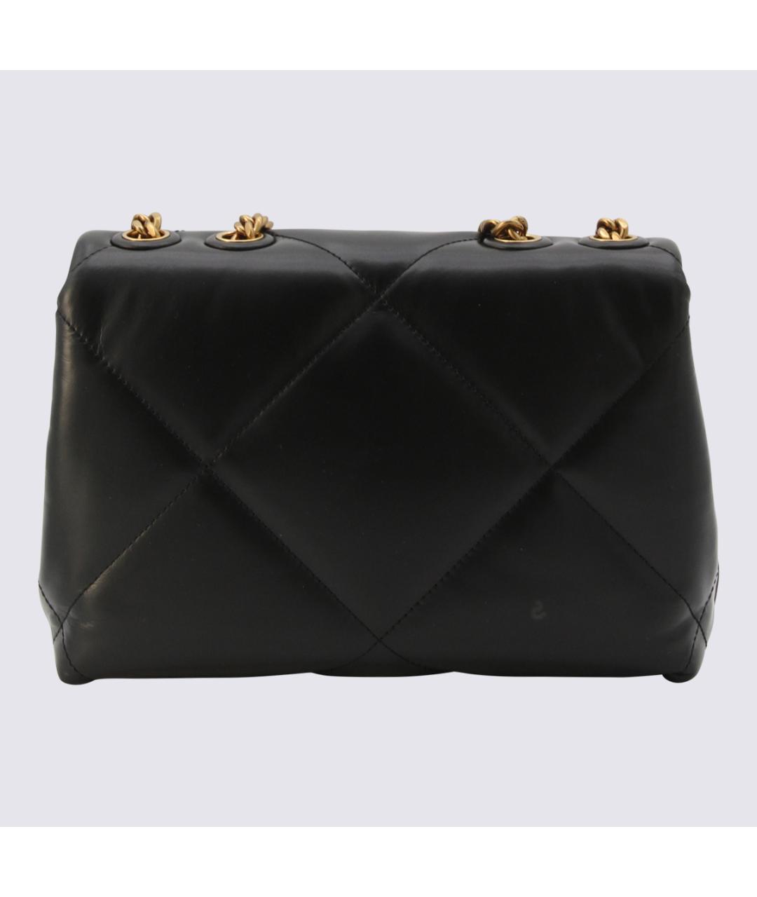 TORY BURCH Черная кожаная сумка через плечо, фото 2