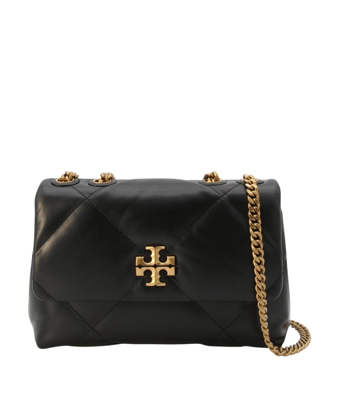 TORY BURCH Черная кожаная сумка через плечо, фото 1