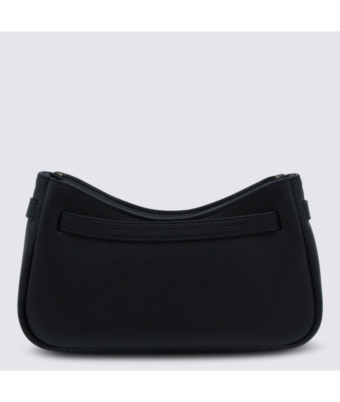 TORY BURCH Черная кожаная сумка через плечо, фото 3