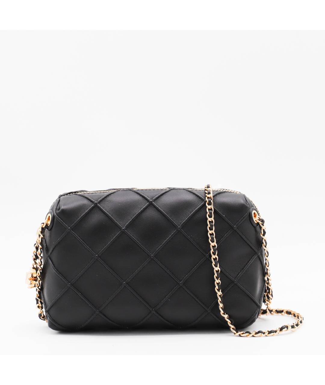 TORY BURCH Черная кожаная сумка через плечо, фото 4