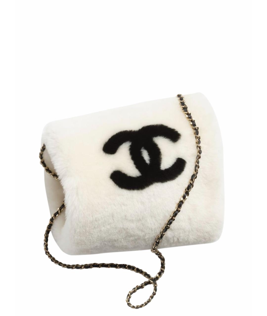 CHANEL Белые варежки, фото 1