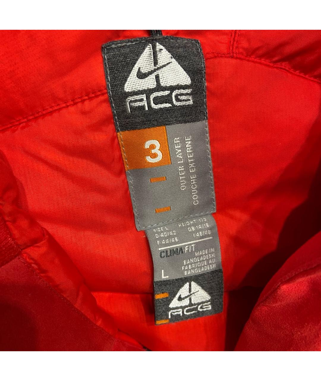 NIKE ACG Красный замшевый пуховик, фото 3