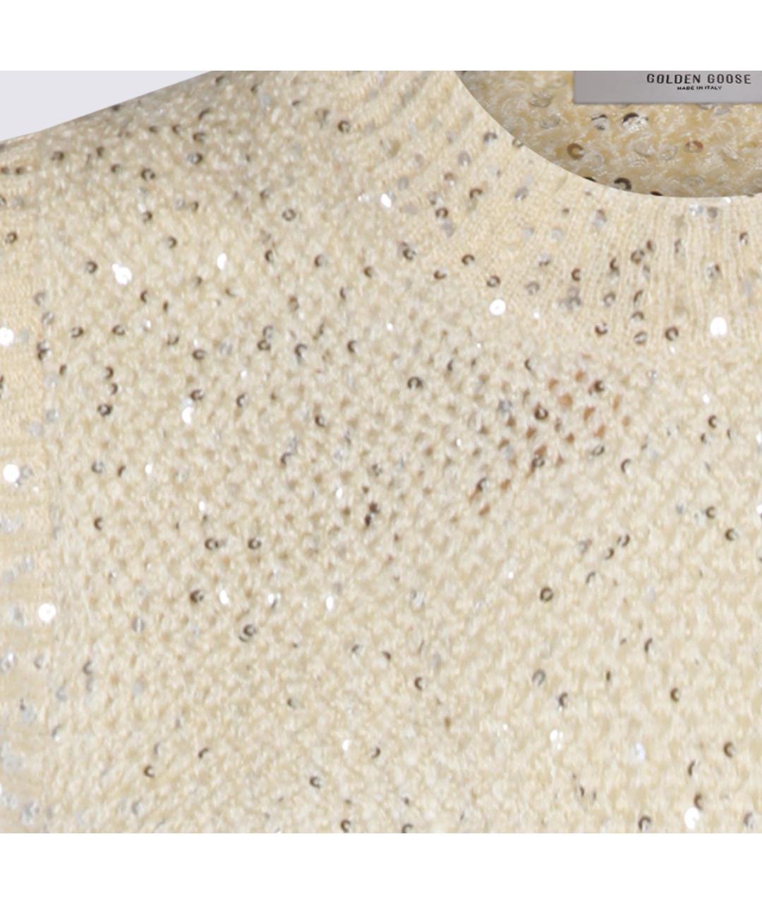 GOLDEN GOOSE DELUXE BRAND Бежевая хлопковая жилетка, фото 3