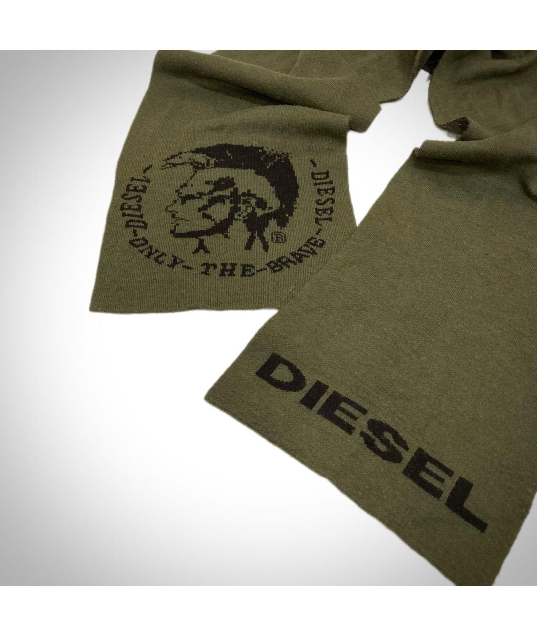 DIESEL Хаки шарф, фото 2