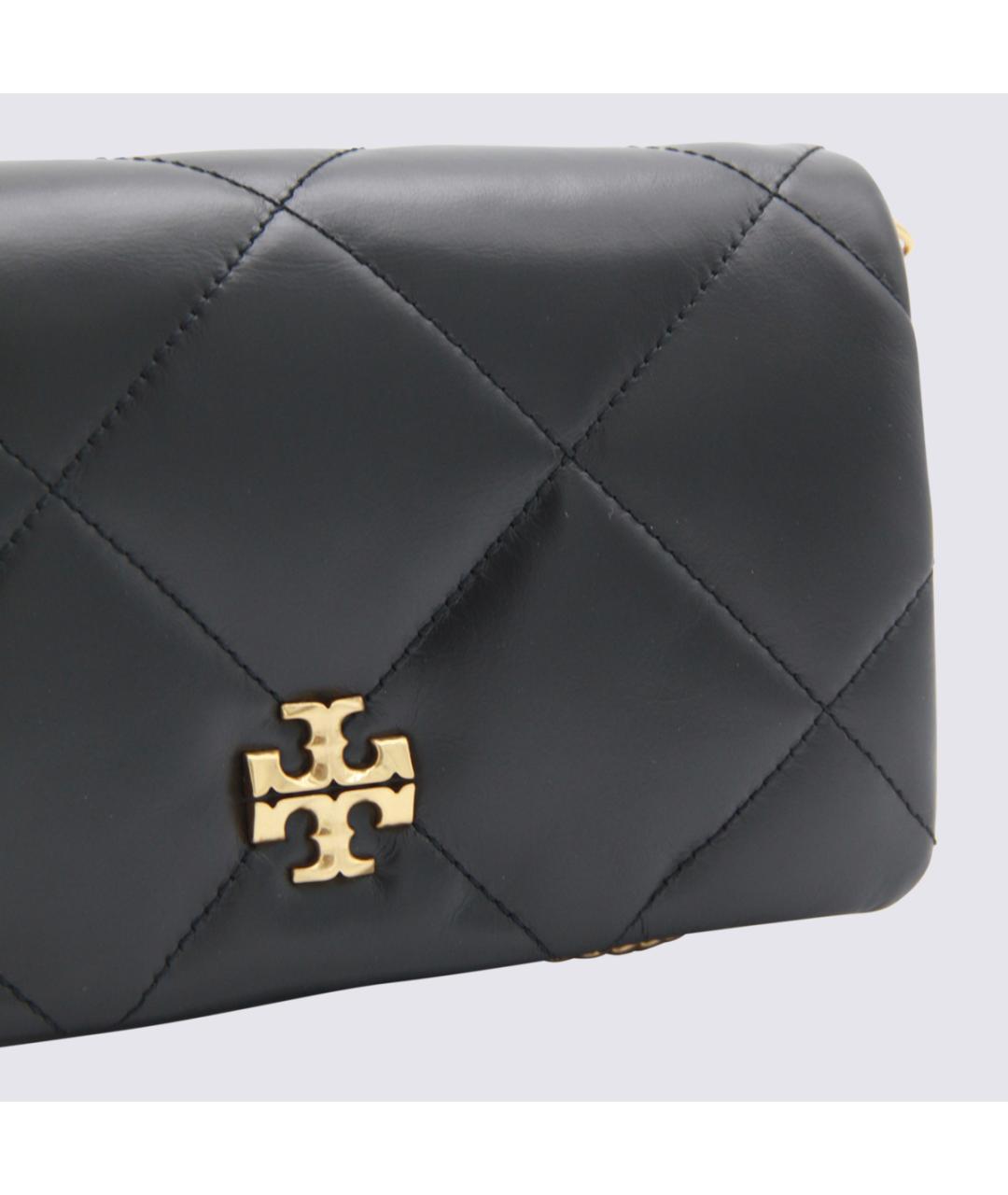 TORY BURCH Черная кожаная сумка через плечо, фото 4