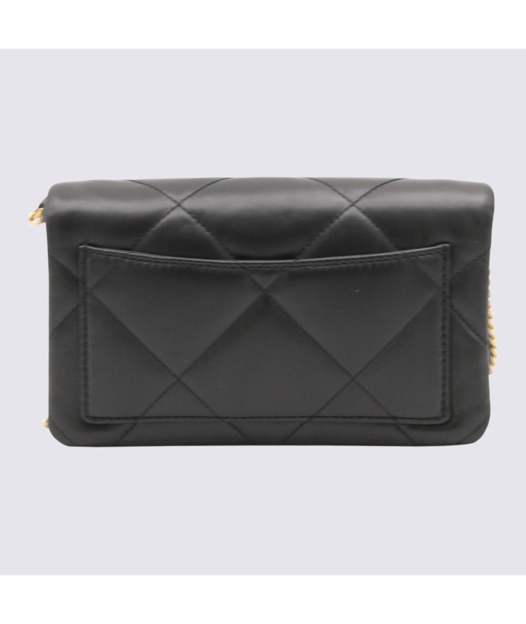 TORY BURCH Черная кожаная сумка через плечо, фото 3