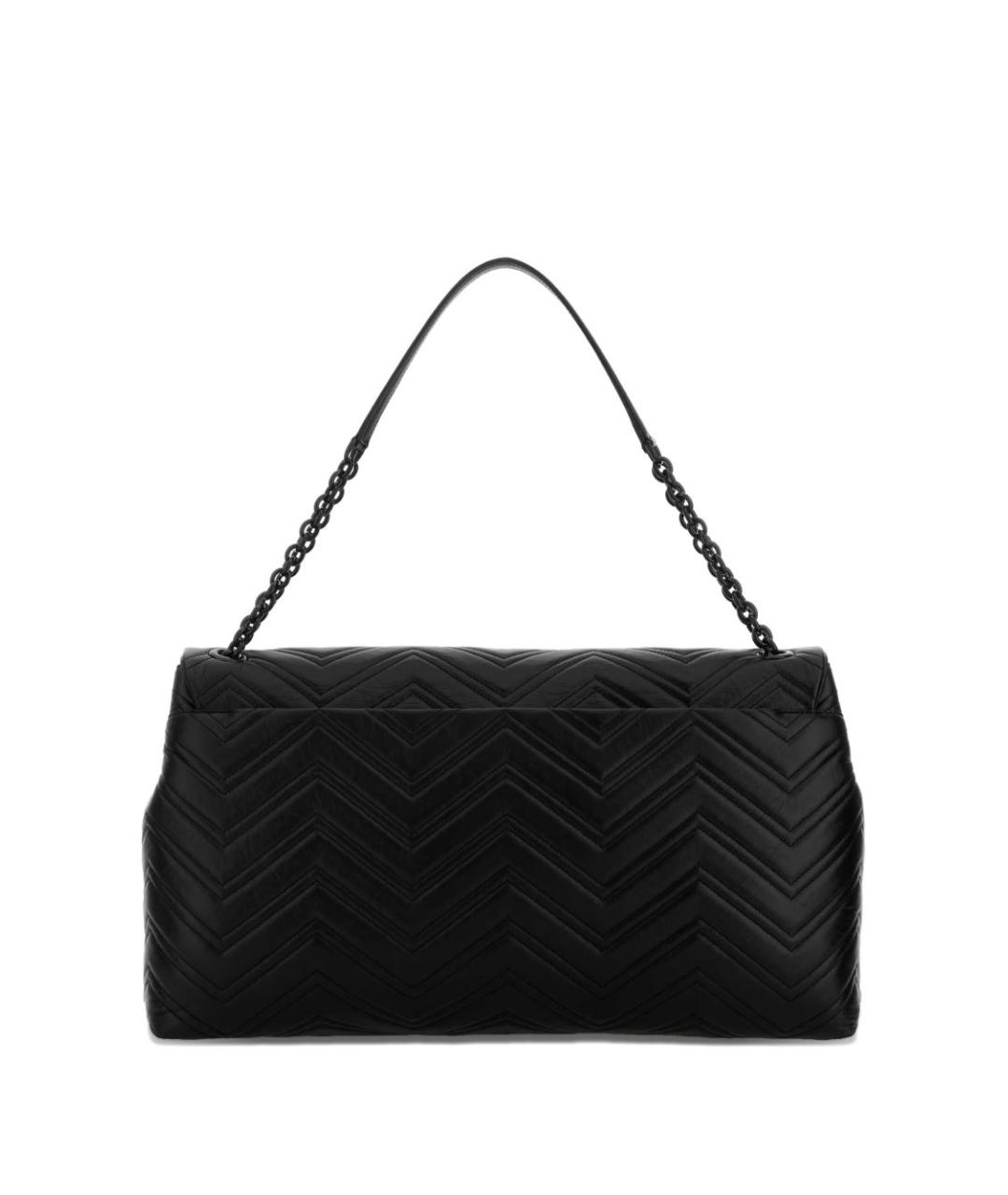 GUCCI Черная кожаная сумка через плечо, фото 3