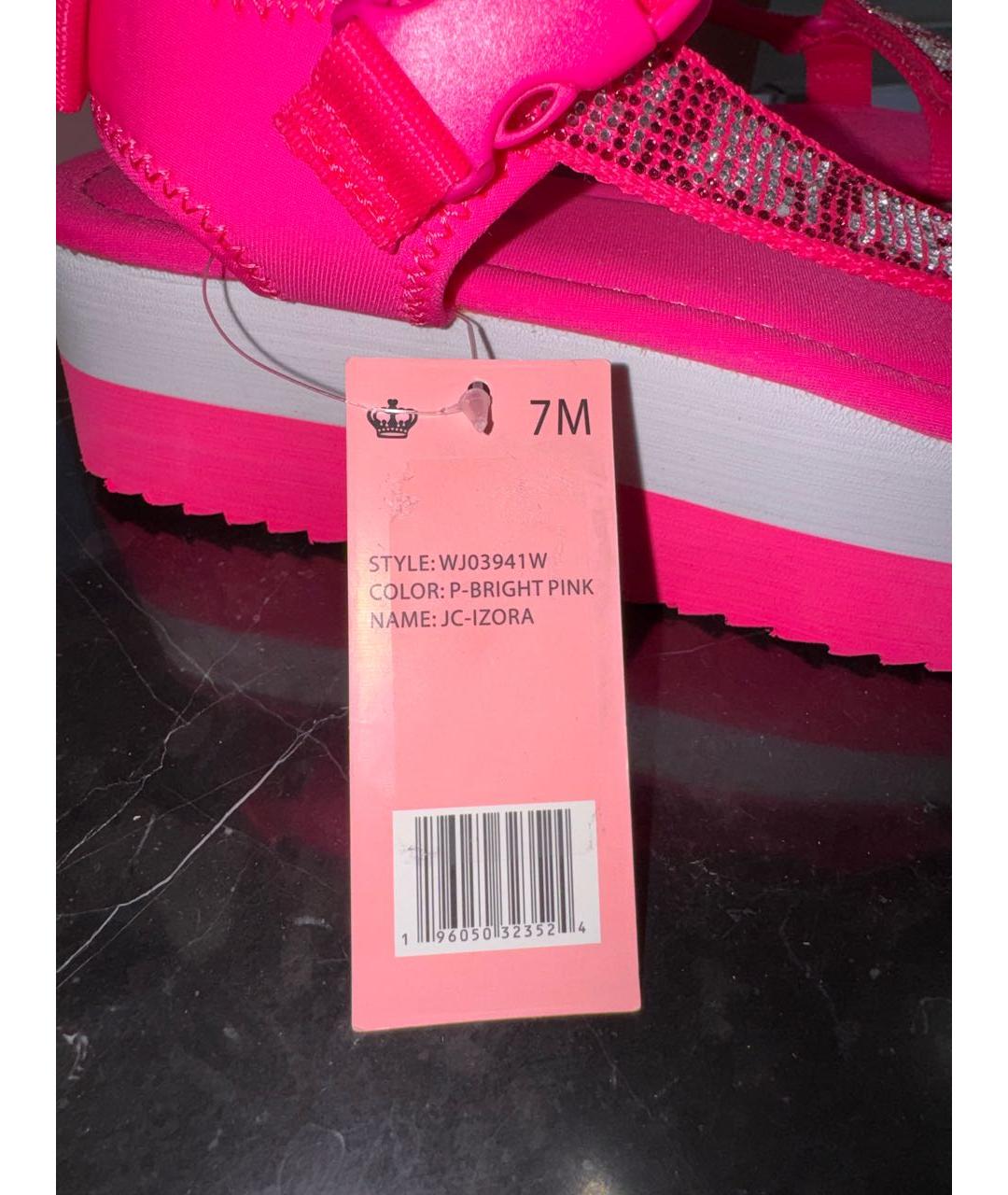 JUICY COUTURE Розовые босоножки, фото 8