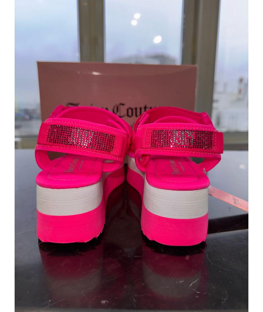 JUICY COUTURE Розовые босоножки, фото 4