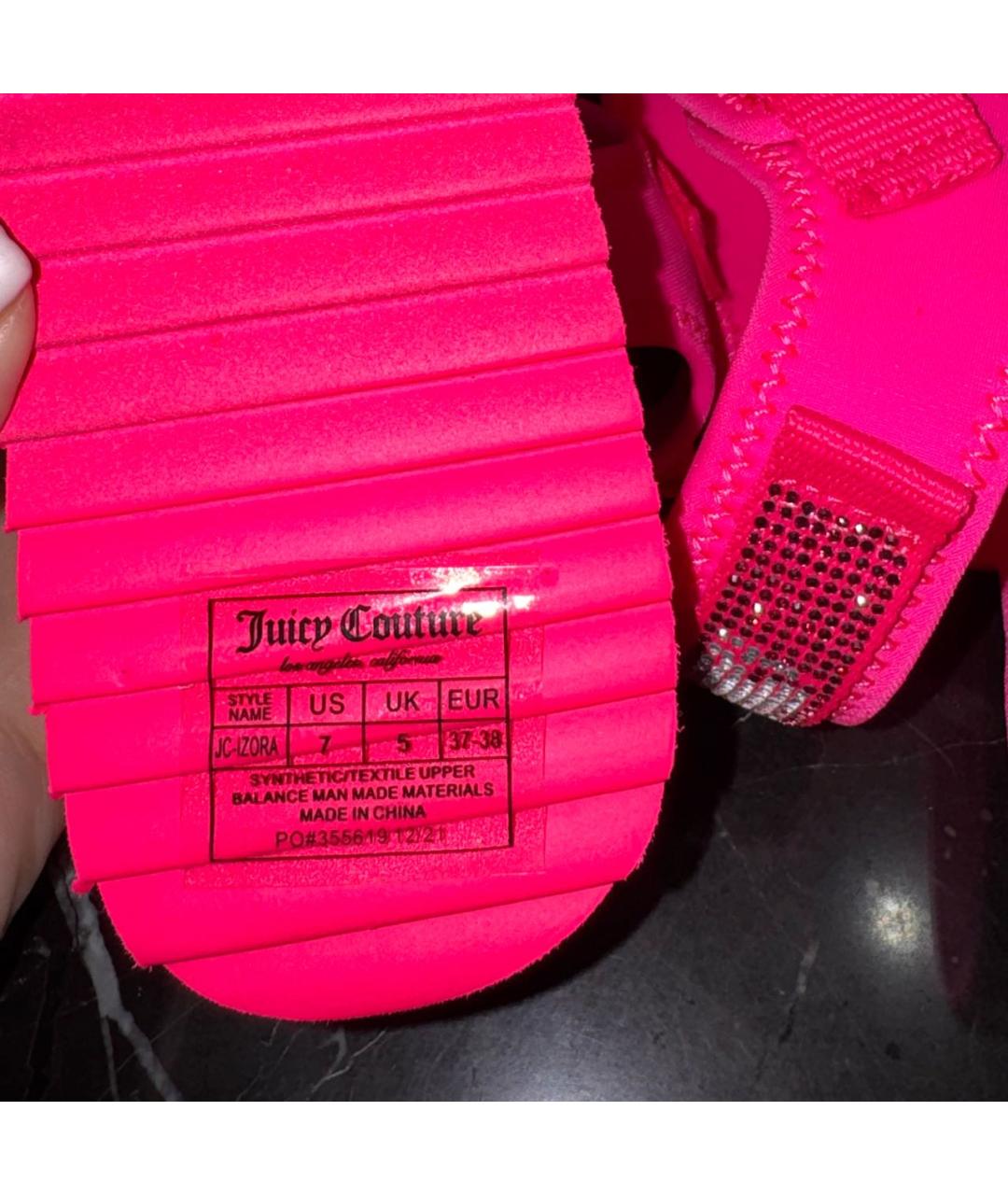 JUICY COUTURE Розовые босоножки, фото 6