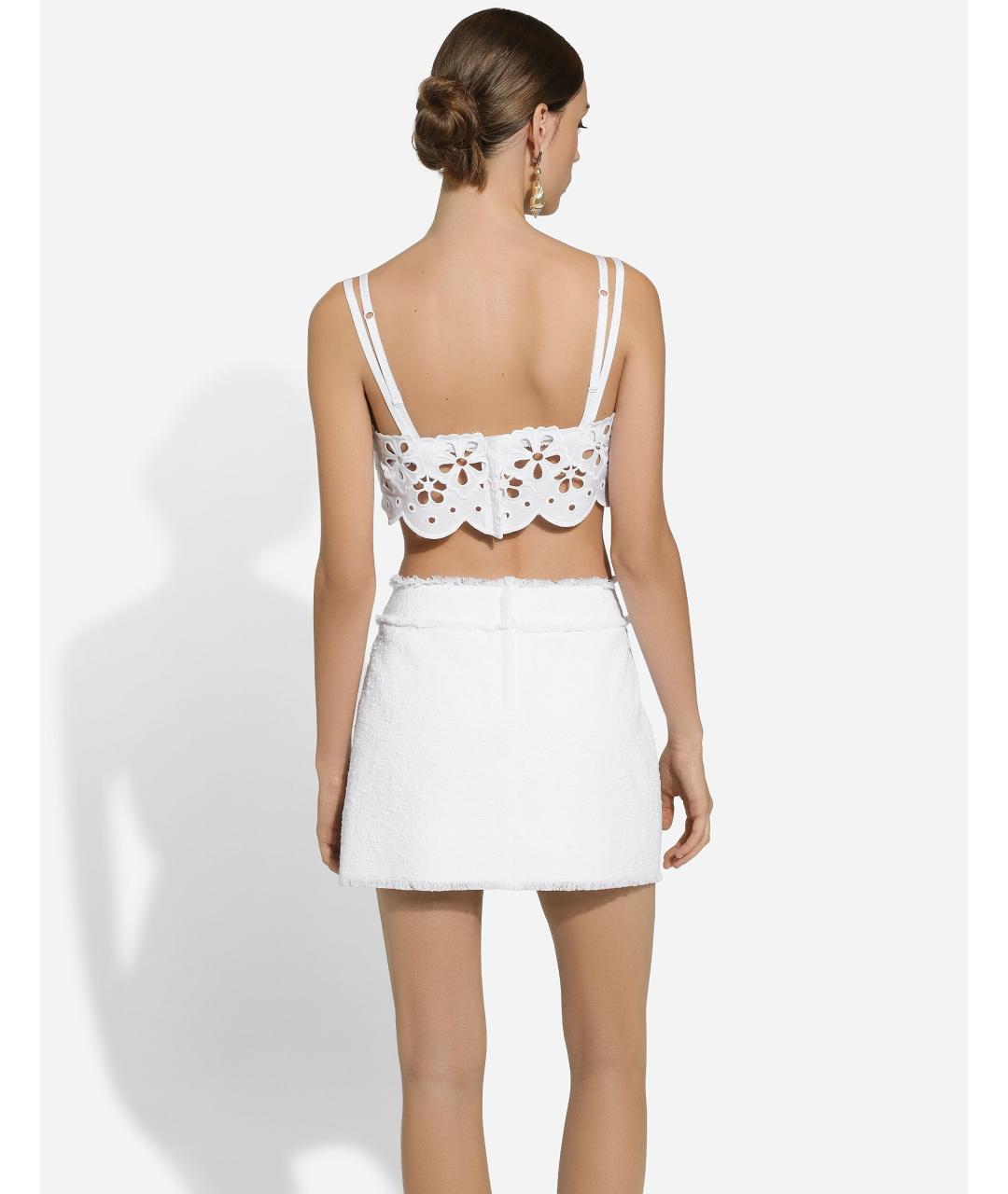 DOLCE&GABBANA Белая майка, фото 7