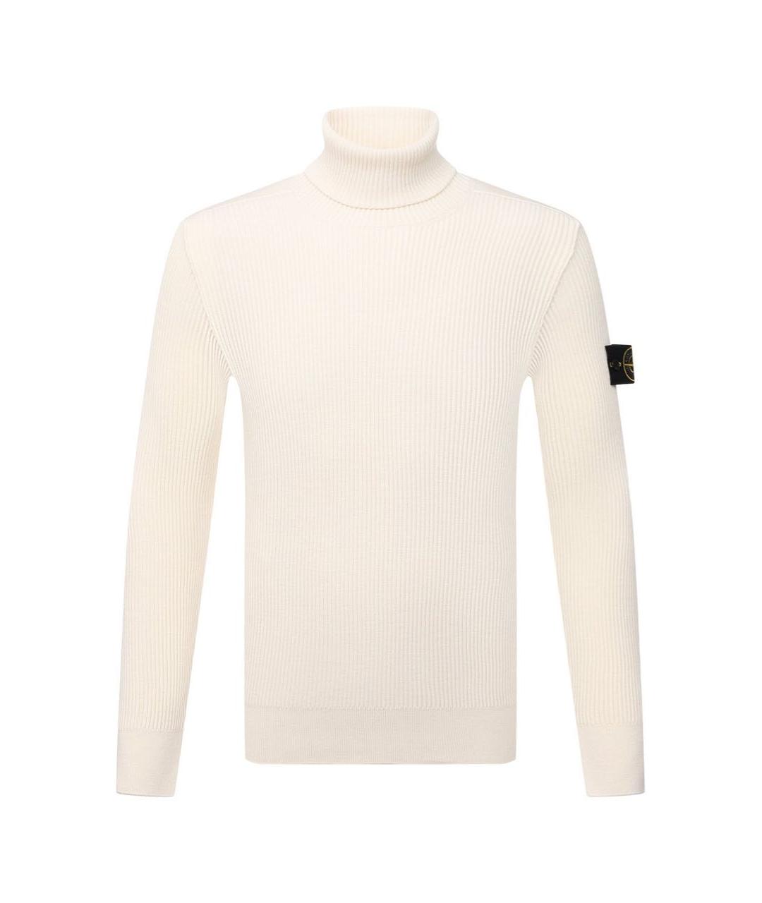 STONE ISLAND Бежевая водолазка, фото 1