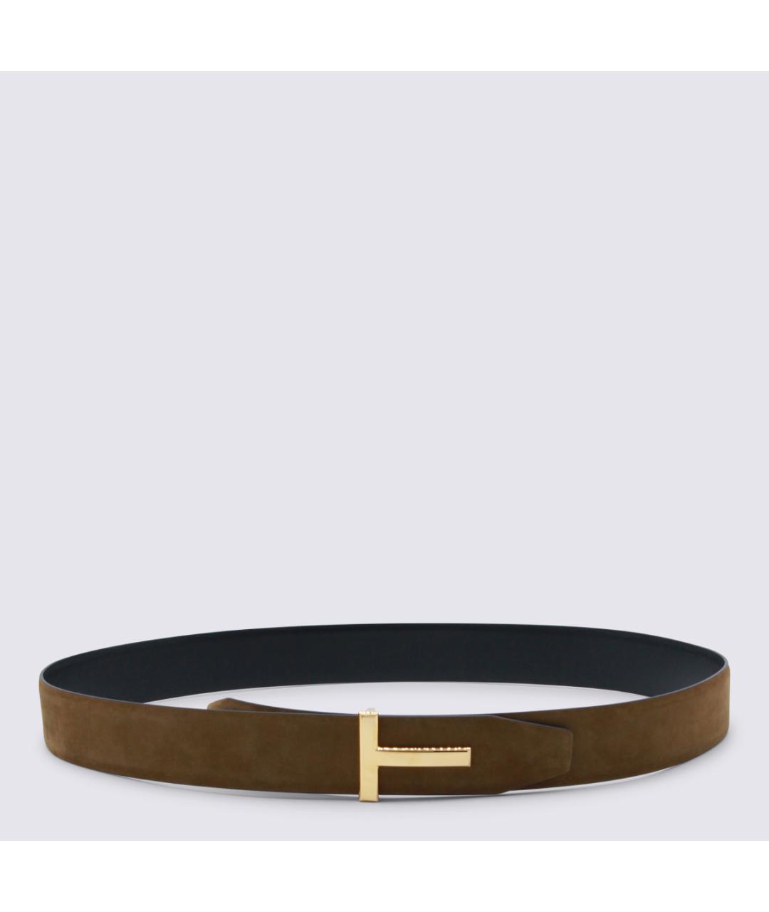 TOM FORD Коричневый замшевый ремень, фото 3