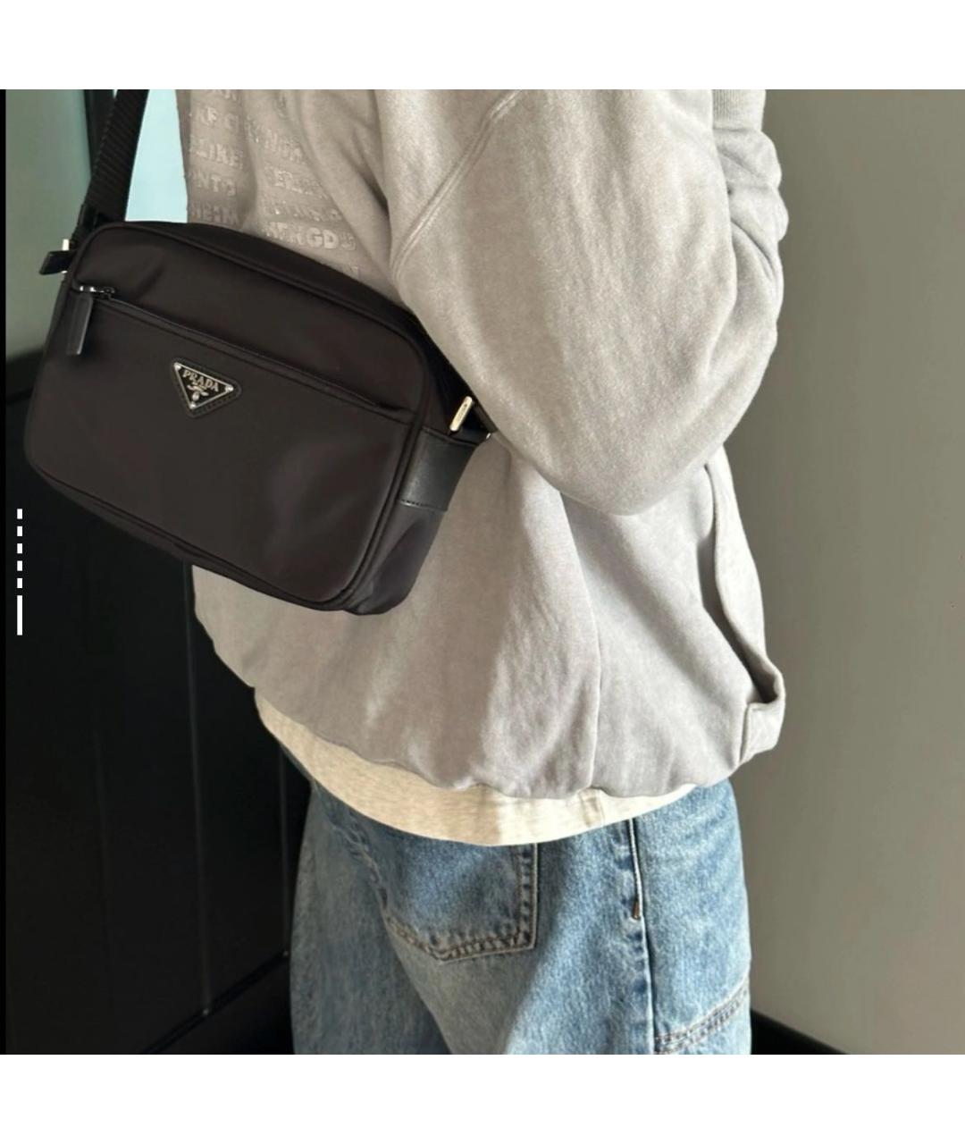 PRADA Черная сумка на плечо, фото 5
