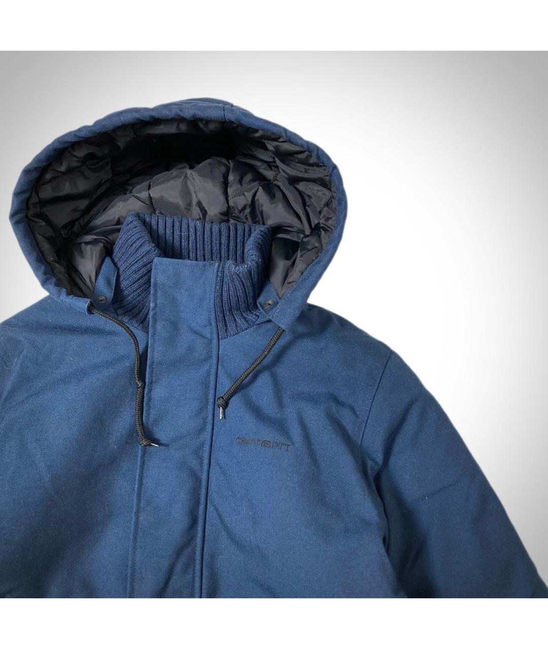 CARHARTT Темно-синяя хлопковая куртка, фото 7