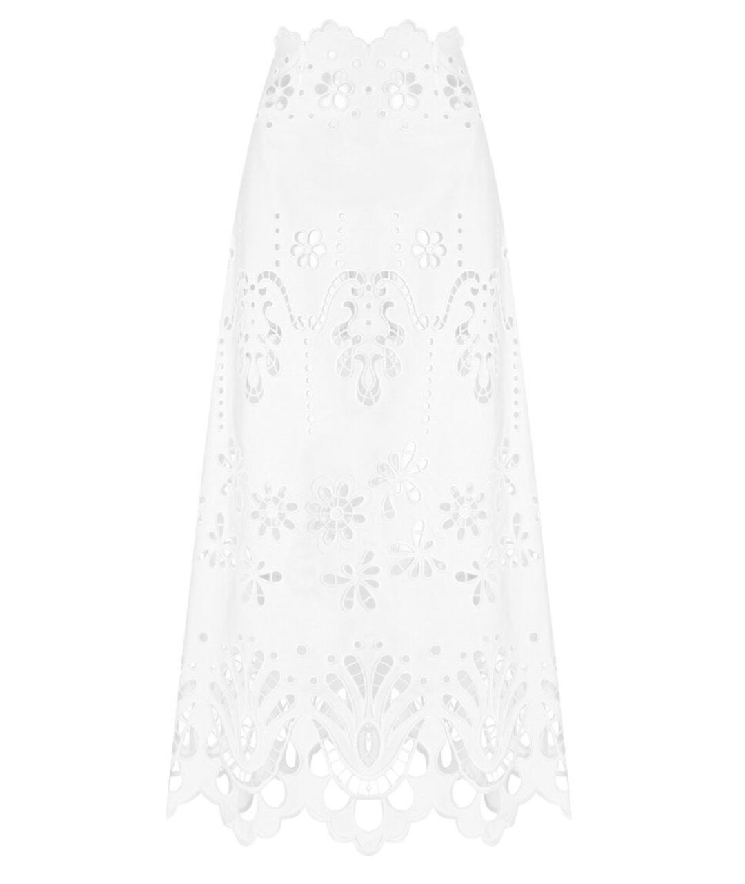 DOLCE&GABBANA Белая юбка миди, фото 1
