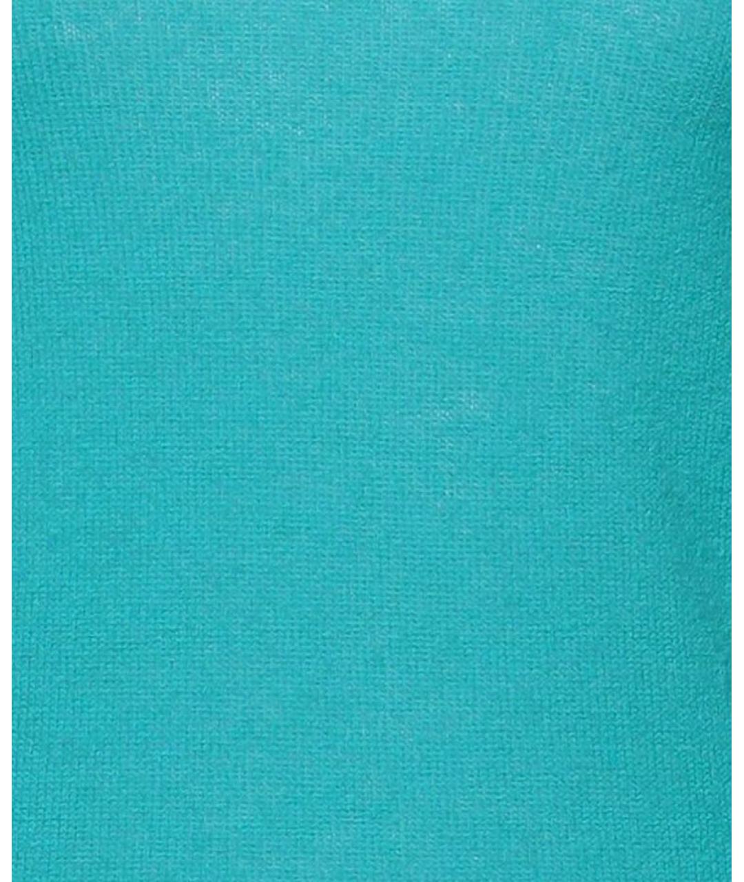 FORTE FORTE Бирюзовая шерстяная водолазка, фото 4