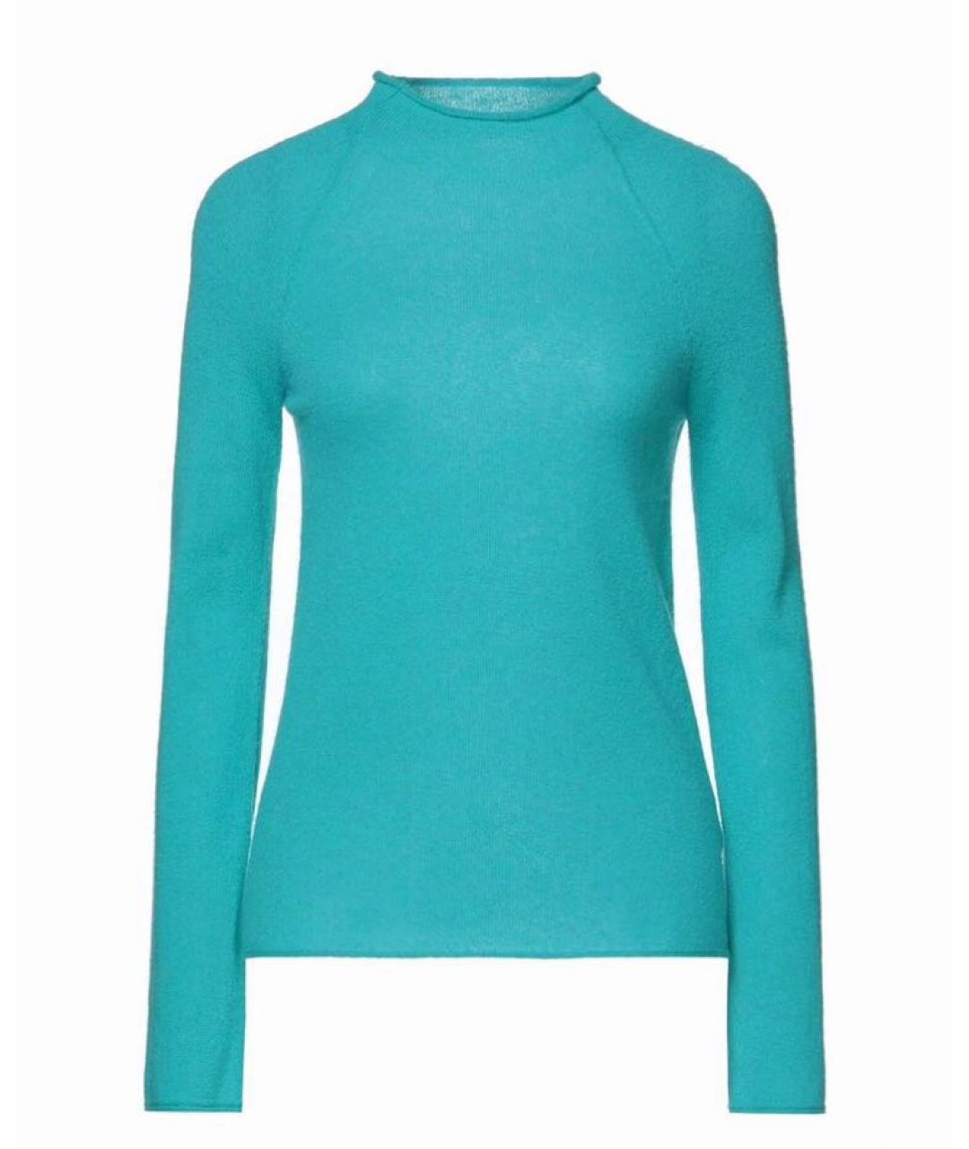 FORTE FORTE Бирюзовая шерстяная водолазка, фото 1
