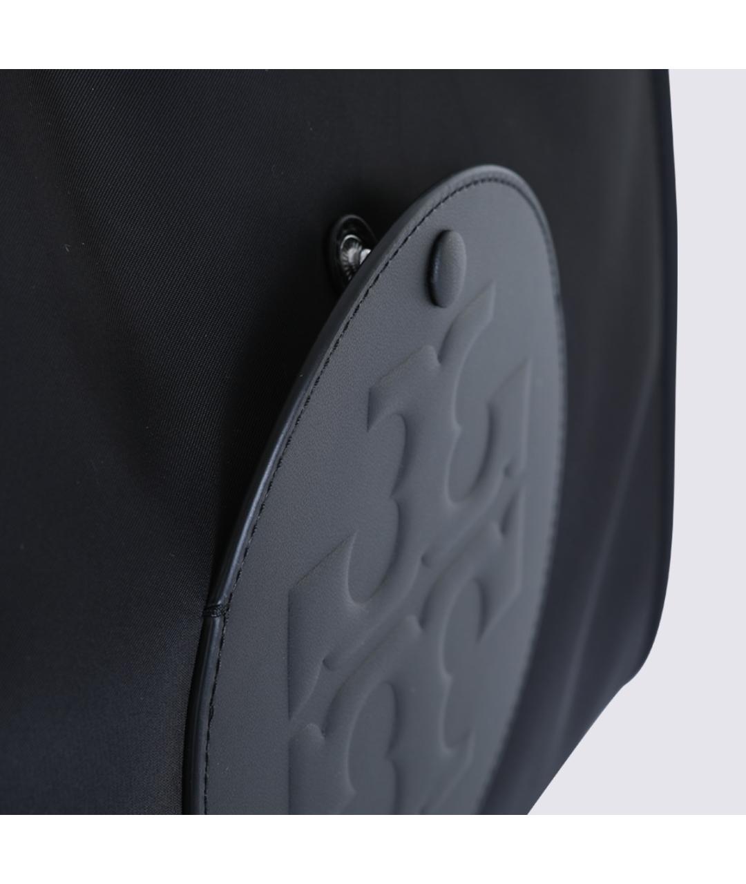 TORY BURCH Черная синтетическая сумка тоут, фото 4