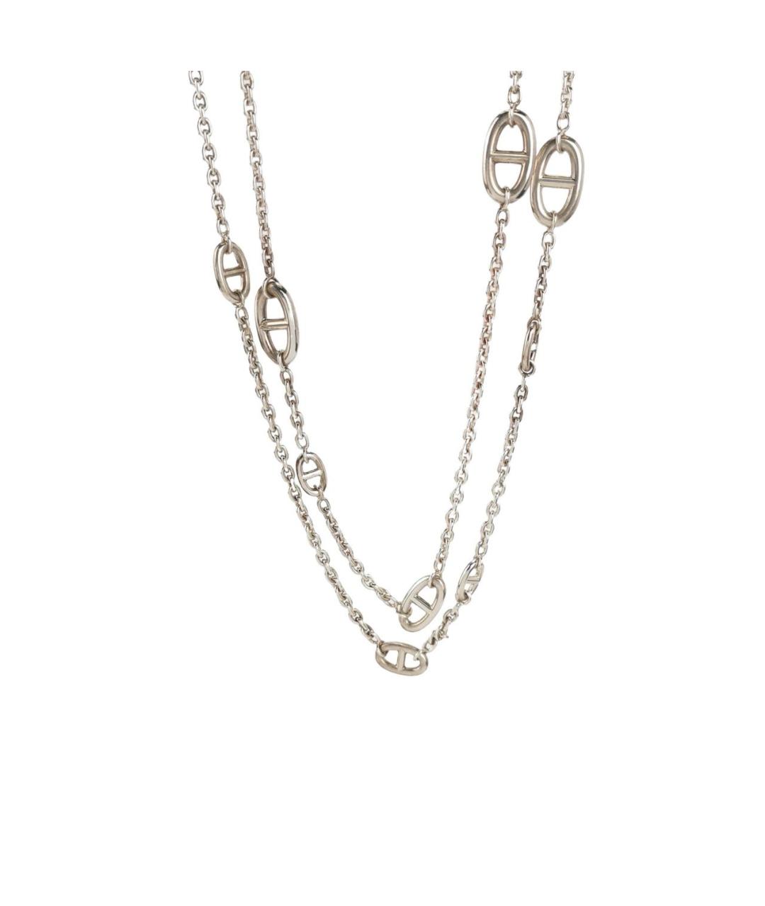 HERMES Серебряное колье, фото 1