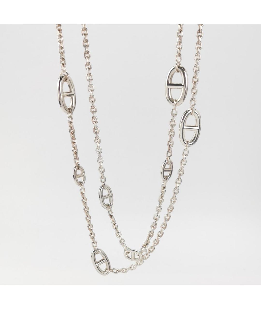 HERMES Серебряное колье, фото 6