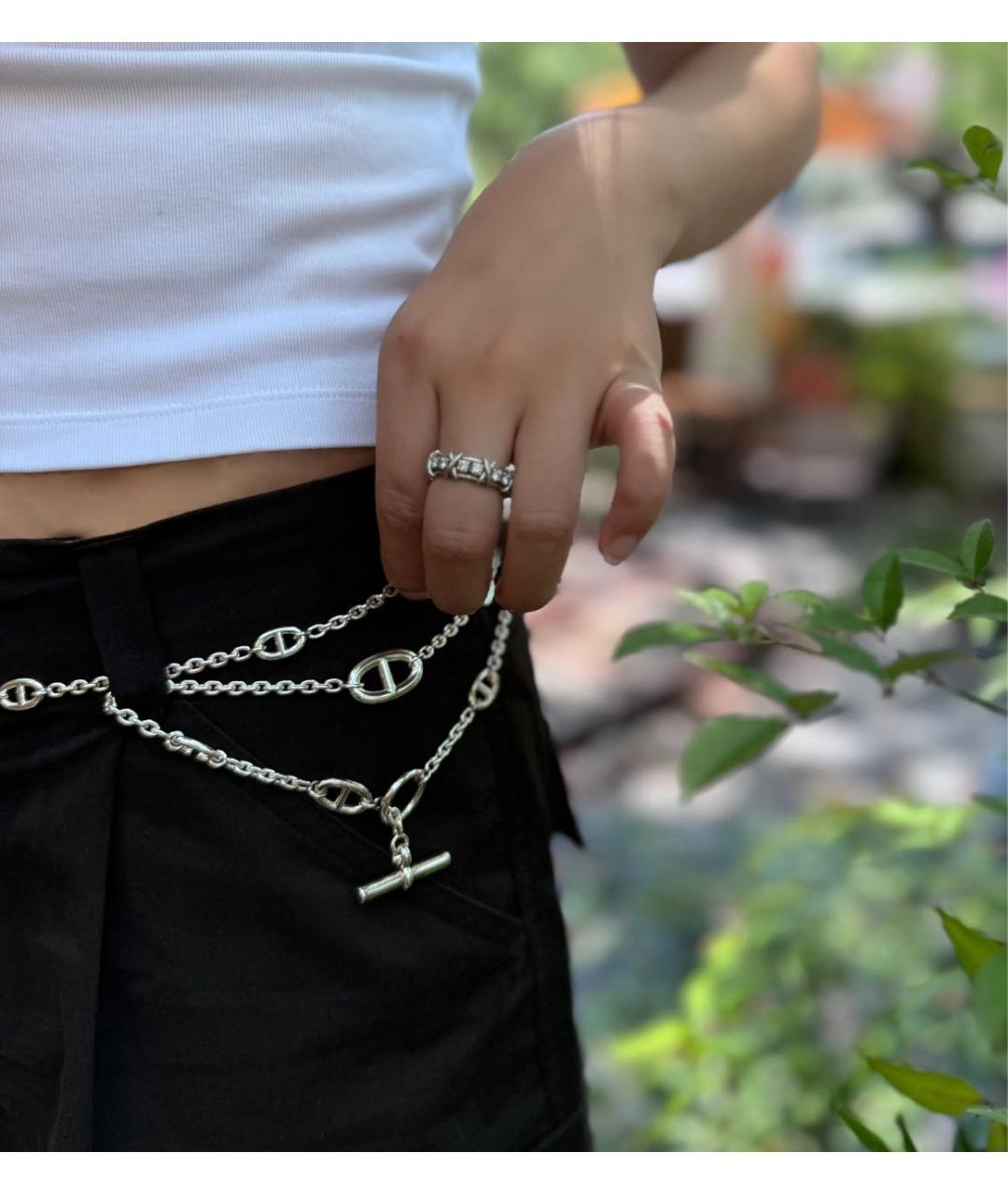 HERMES Серебряное колье, фото 4