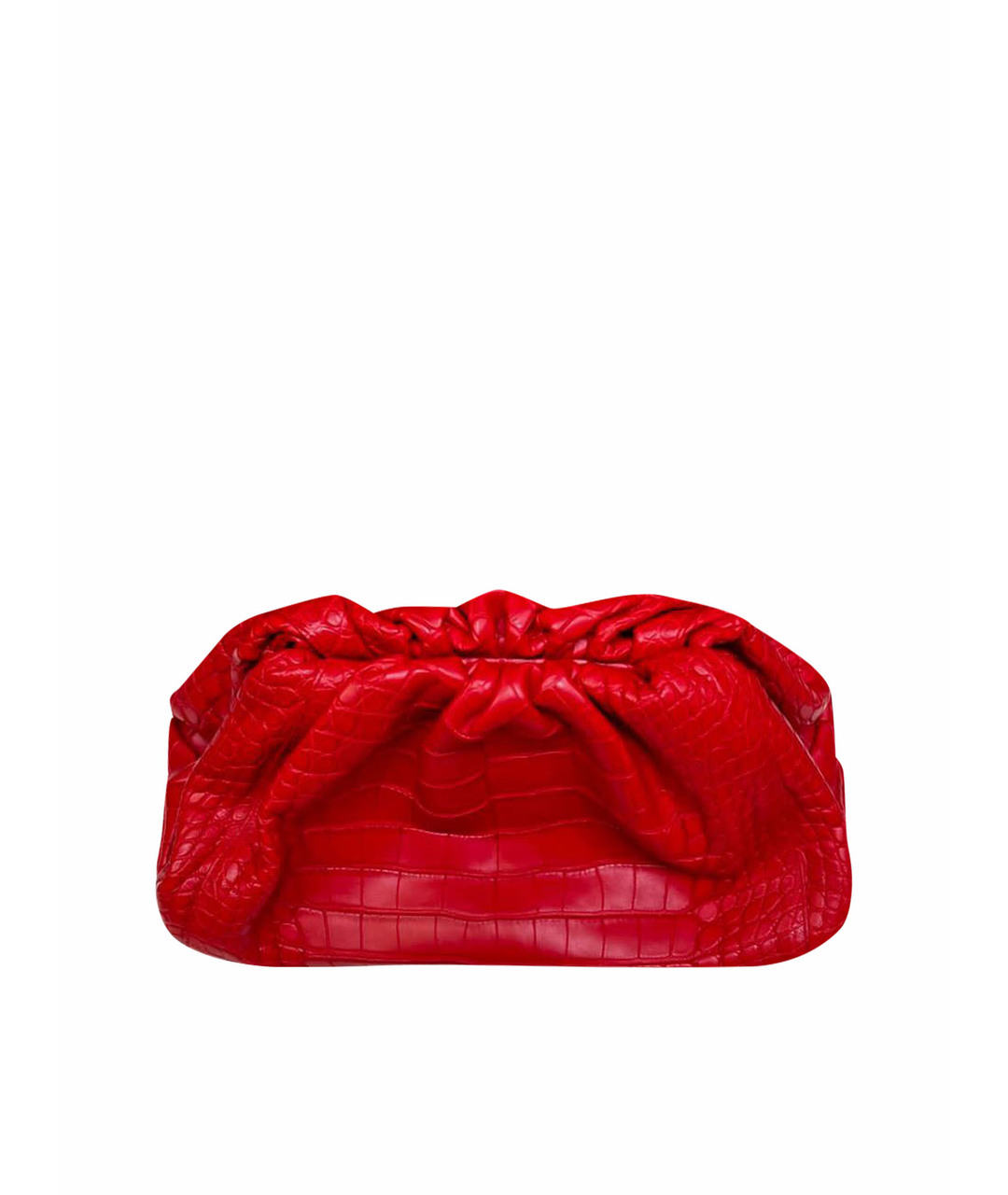 BOTTEGA VENETA Красная сумка тоут из экзотической кожи, фото 1