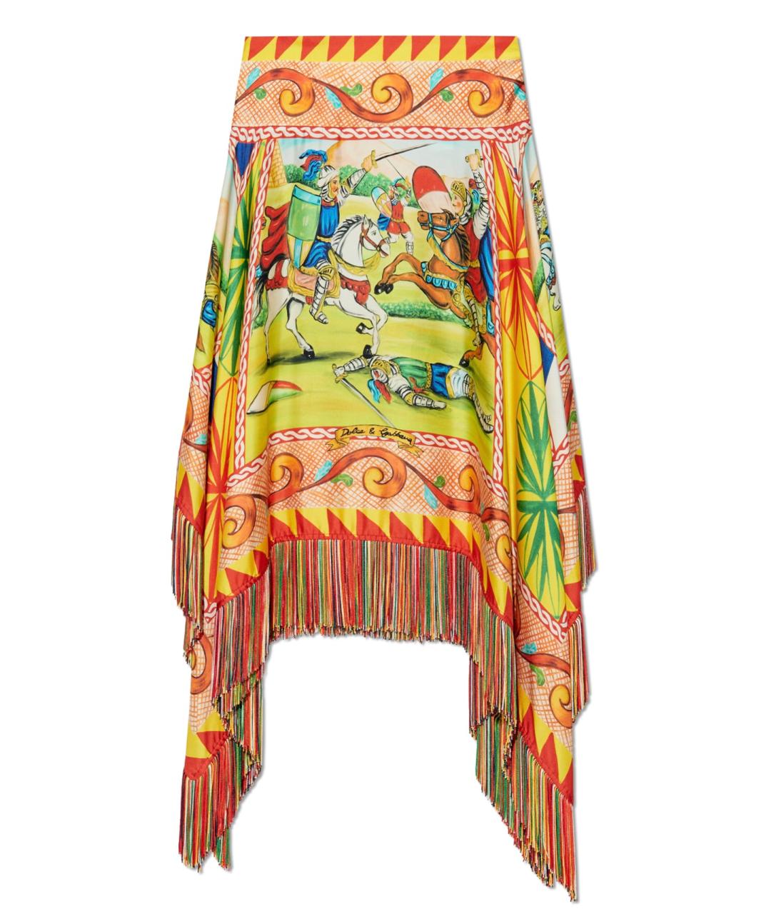 DOLCE&GABBANA Мульти юбка миди, фото 1
