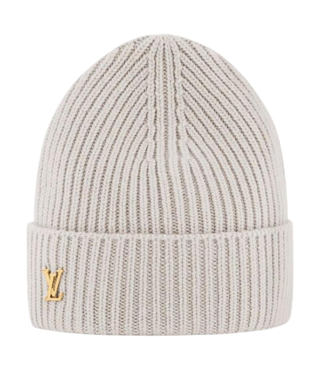 LOUIS VUITTON Серая кашемировая шапка, фото 1