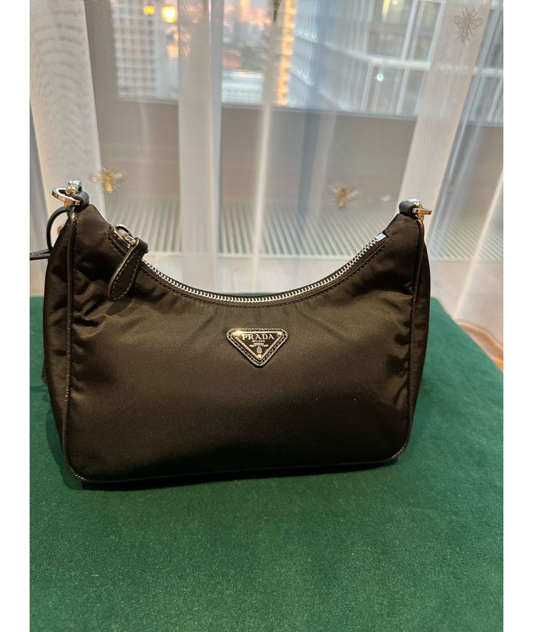 PRADA Черная сумка с короткими ручками, фото 8