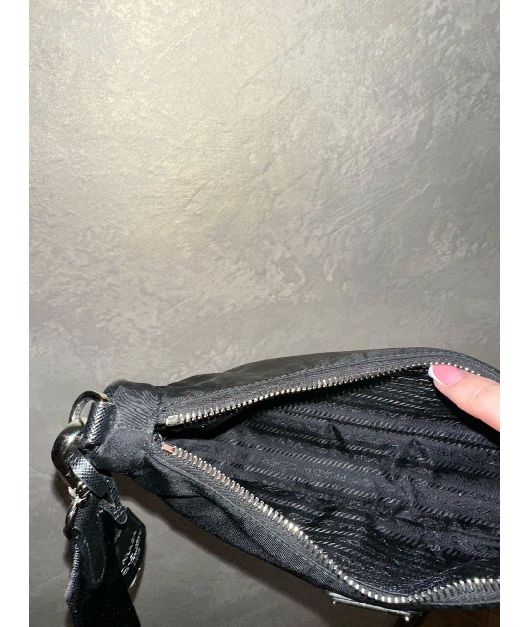 PRADA Черная сумка с короткими ручками, фото 5