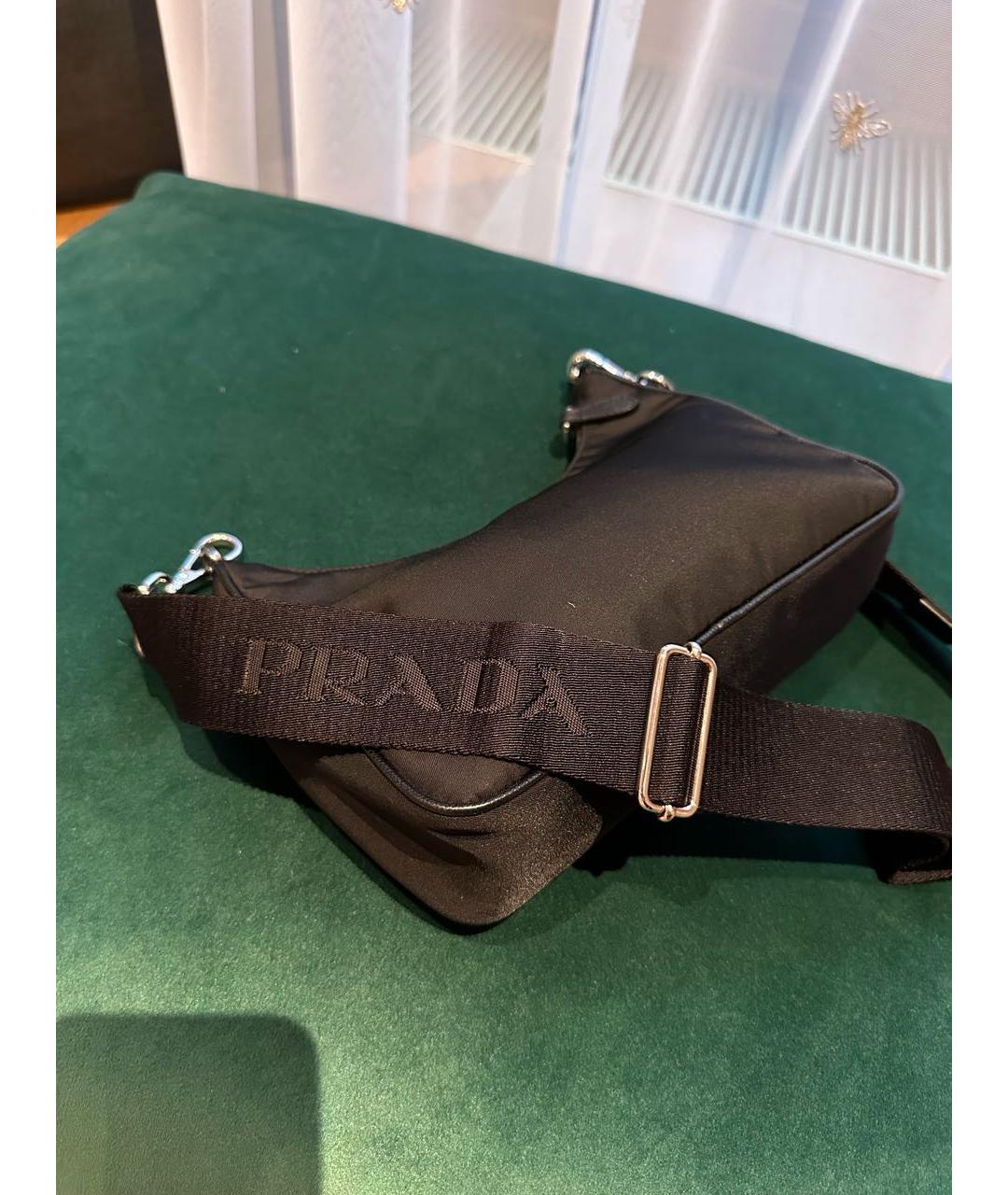 PRADA Черная сумка с короткими ручками, фото 7